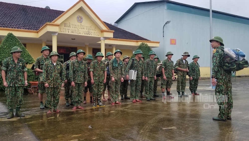 Trước giờ lên đường làm nhiệm vụ